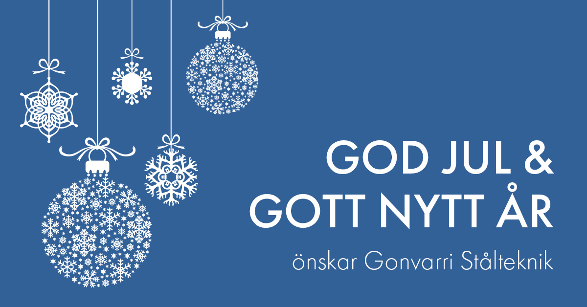 God Jul & Gott Nytt År - Gonvarri Stålteknik AB